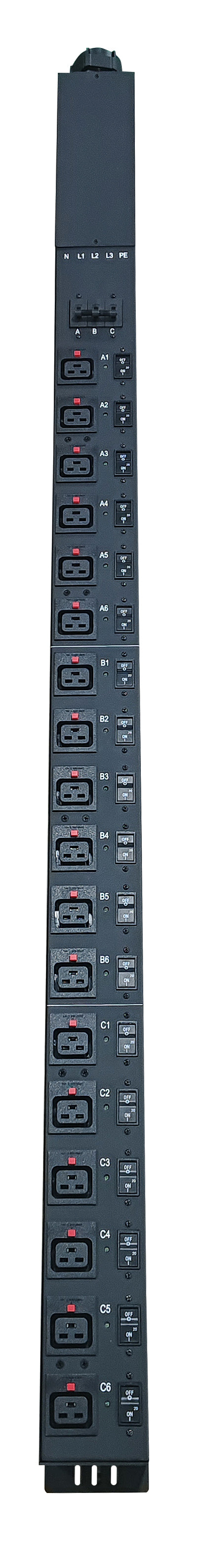 C19 18-Port Basic PDU with main breaker