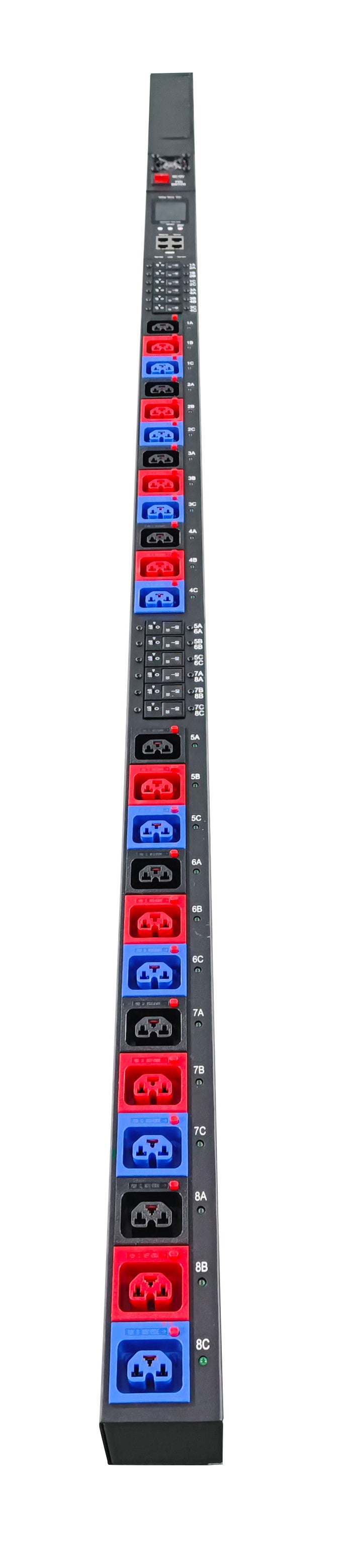 C39 Socket C39 24-Port Smart PDU - 60A ABCABC rotation – ANEN POWER